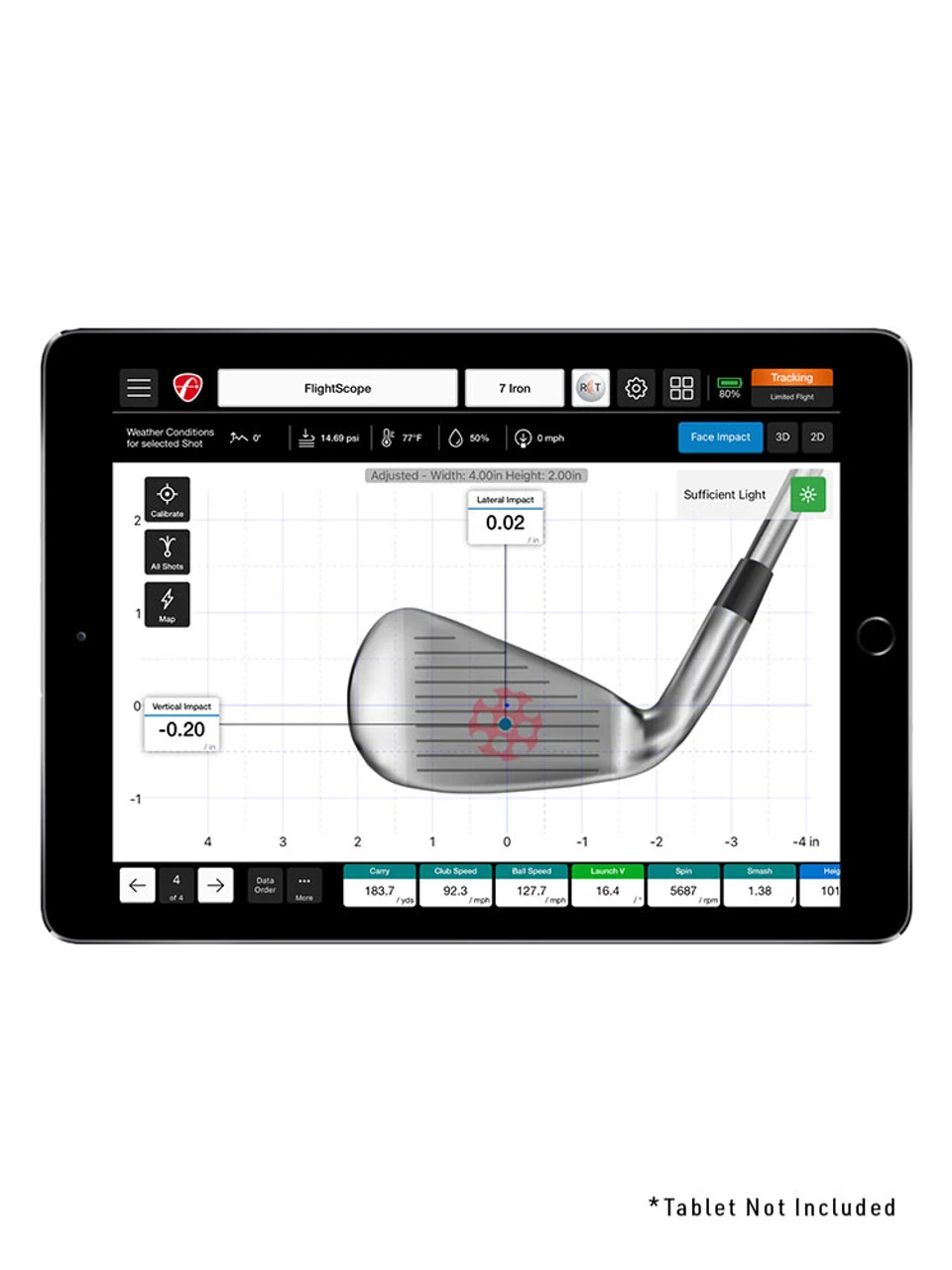 Flightscope Mevo+ Face Impact Location Software For Pro Package 3 Flightscope Mevo+ Face Impact Location Software For Pro Package