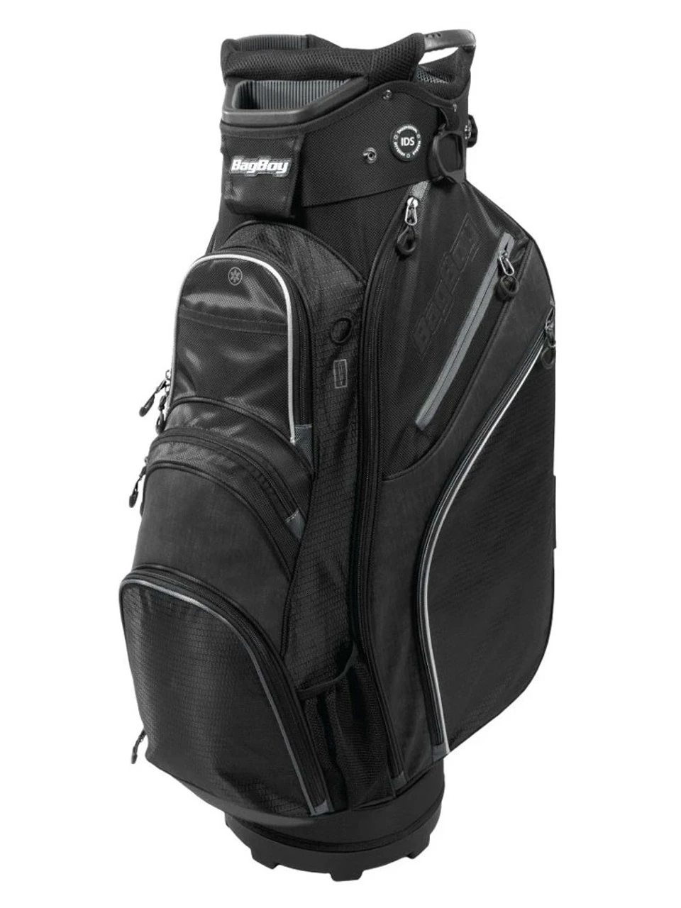 Bag Boy Chiller Cart Bag - Black/Charcoal/Silver 3 Bag Boy Chiller Cart Bag - Black/Charcoal/Silver