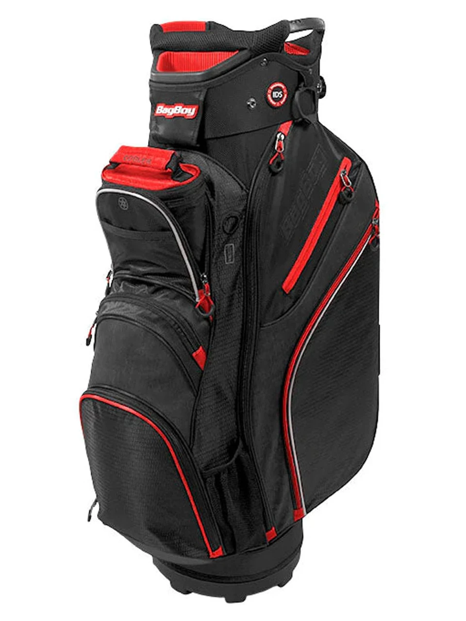 Bag Boy Chiller Cart Bag - Black/Red/Silver 3 Bag Boy Chiller Cart Bag - Black/Red/Silver