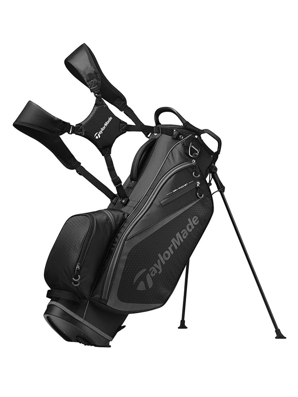 TaylorMade Select Stand Bag - Black/Charcoal 3 TaylorMade Select Stand Bag - Black/Charcoal