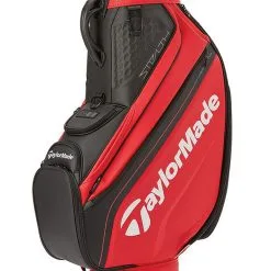 Taylormade Stealth Tour Cart Bag - Black/Red