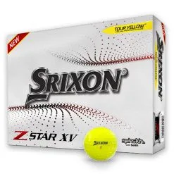 Srixon Z-Star XV Golf Balls - 1 Dozen Yellow 2021