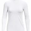 Under Armour Women's ColdGear Infrared Storm Long Sleeve Golf Mock - White -Deals Clearance Store base ua12013663562010020ldy20white 1 57957.1667500831