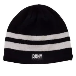 DKNY Sport Rubber Badge Beanie