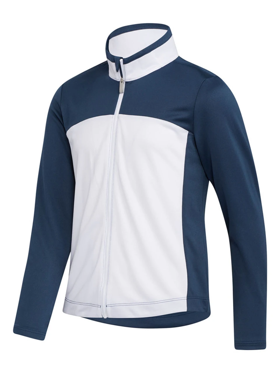 Adidas JR Girls' Colourblock Pullover - Crew Navy 3 Adidas JR Girls' Colourblock Pullover - Crew Navy