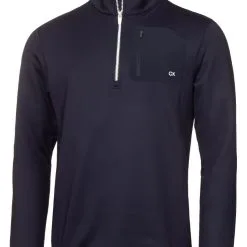 Calvin Klein Delta Half-Zip Mid Layer - Navy