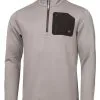 Calvin Klein Delta Half-Zip Mid Layer - Silver Marl -Deals Clearance Store jumper ck220c977720men20silver 1 46781.1667492368