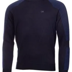 Calvin Klein Veleto Crew Sweater - Navy