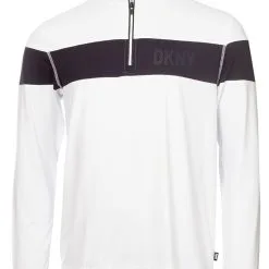 DKNY Golf New Bedford Half Zip - White