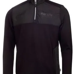 DKNY Golf Buzzard Hybrid Half Zip - Black