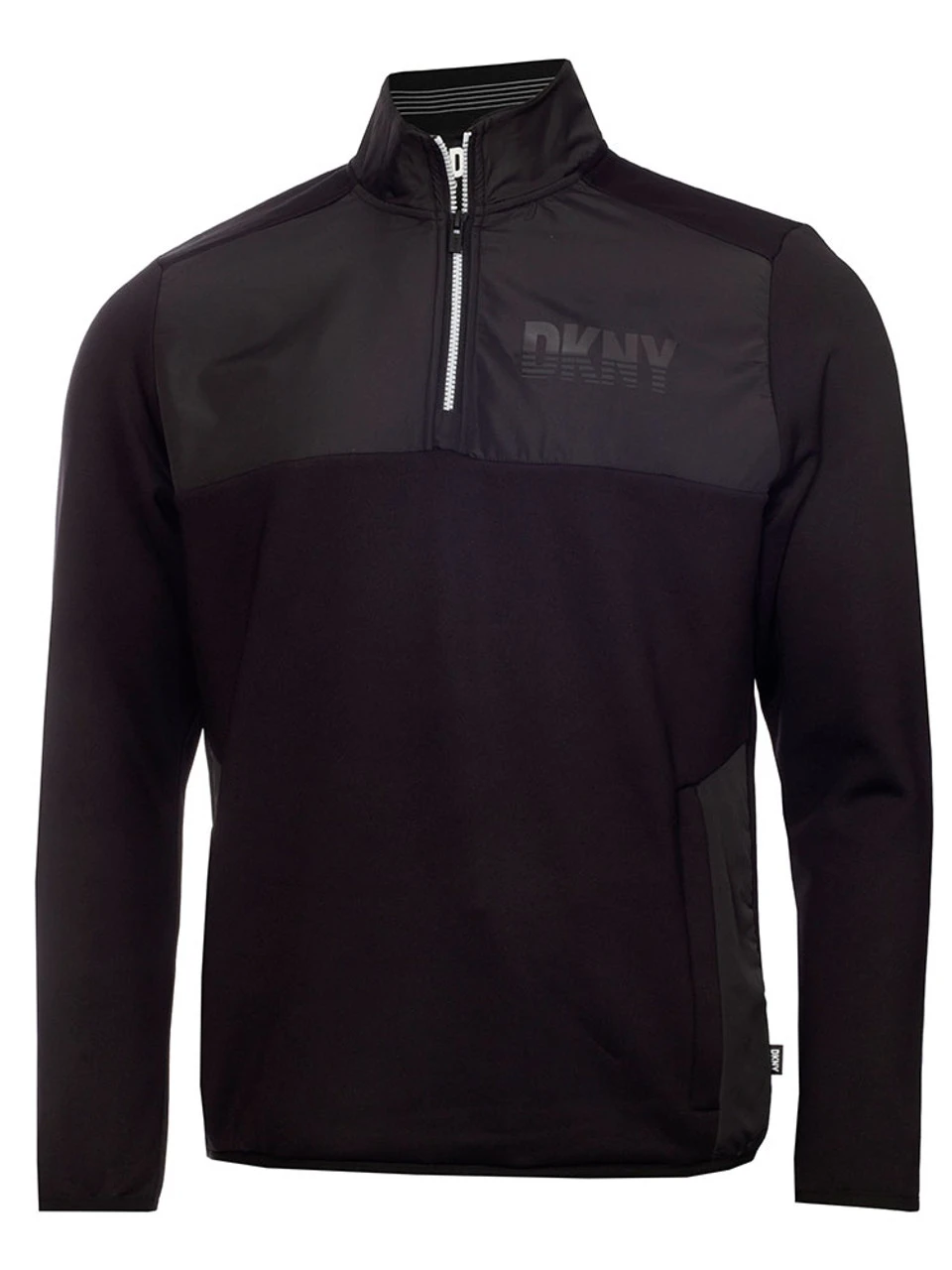 DKNY Golf Buzzard Hybrid Half Zip - Black 3 DKNY Golf Buzzard Hybrid Half Zip - Black