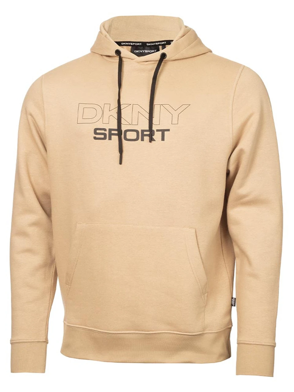 DKNY Sport Large Logo Hoodie - Stone 3 DKNY Sport Large Logo Hoodie - Stone