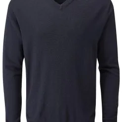 Ping Warren Merino V-Neck Sweater - Navy
