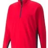Puma Gamer Golf 1/4 Zip - Ski Patrol -Deals Clearance Store jumper pu220599127202620men20red 1 53666.1667492087