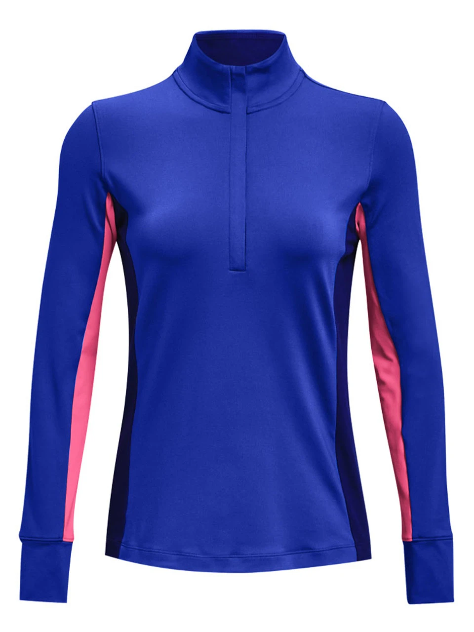 Under Armour Women's Storm Midlayer 1/2 Zip - Versa Blue/Pink Punk 3 Under Armour Women's Storm Midlayer 1/2 Zip - Versa Blue/Pink Punk