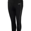 Calvin Klein W Flex Legging High Waisted 7/8 Length - Black -Deals Clearance Store pant ck220ckls2268120ldy20black 1 08161.1667501366