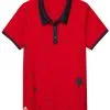 Adidas JR Girls Printed Polo - Red -Deals Clearance Store shirt ad020ft830420jnr20red 1 73423.1667226925