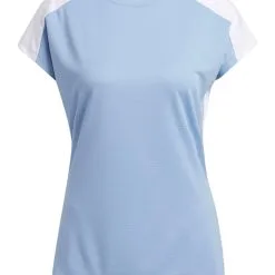 Adidas W Colorblock Primeblue HEAT.RDY Shirt - Ambient Sky