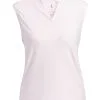 Adidas W Go-To Sleeveless Polo Shirt - Almost Pink