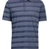 Adidas Two-Colour Striped Polo Shirt - Crew Navy/White