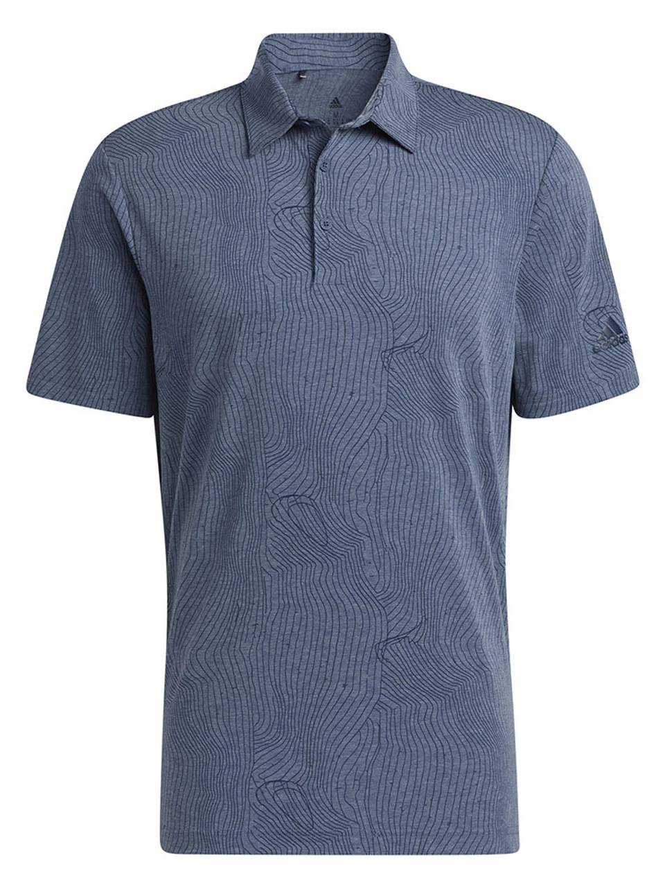 Adidas Course Map Polo Shirt - Crew Navy Mel/Collegiate Navy/Black 3 Adidas Course Map Polo Shirt - Crew Navy Mel/Collegiate Navy/Black