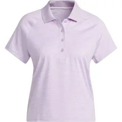 Adidas Women's Mélange Polo Shirt - Bliss Lilac