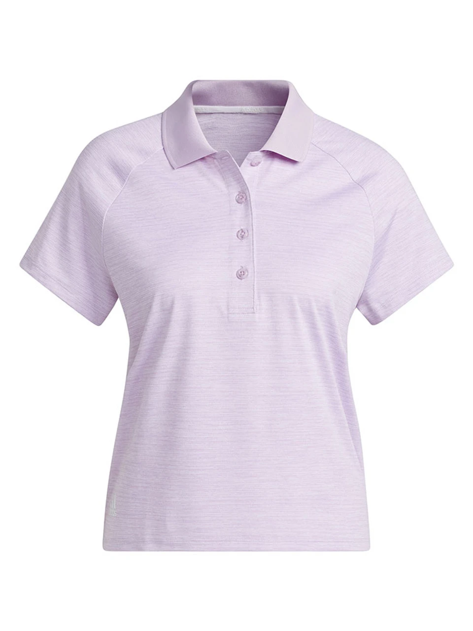 Adidas Women's Mélange Polo Shirt - Bliss Lilac 3 Adidas Women's Mélange Polo Shirt - Bliss Lilac