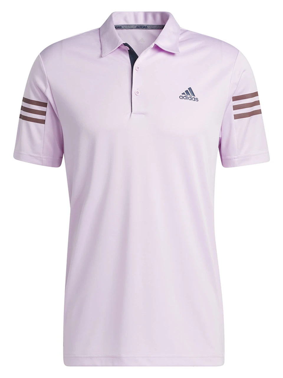 Adidas 3-Stripe Polo Shirt - Bliss Lilac 3 Adidas 3-Stripe Polo Shirt - Bliss Lilac