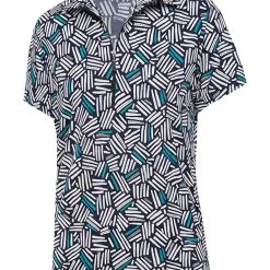 Birdee Sport Women's Cobblestone Short Sleeve Top - Navy