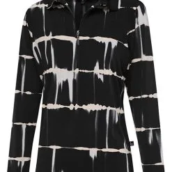 Birdee Sport Women's Toorak Long Sleeve Top - Black Square