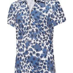 Birdee Sport Women's Rosheen Short Sleeve Top - Navy Animal
