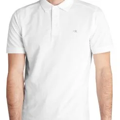 Calvin Klein Campus Polo - White