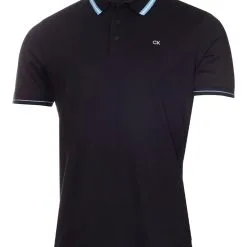 Calvin Klein Particle Polo Shirt - Black