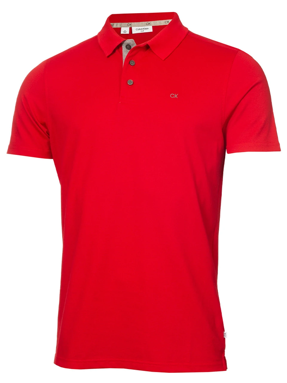Calvin Klein Performance Crosstown Pique Polo Shirt - Red 3 Calvin Klein Performance Crosstown Pique Polo Shirt - Red
