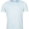 Calvin Klein Splice Polo Shirt - Dusty Blue Marl/Blue Stripe