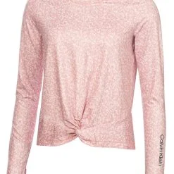 Calvin Klein W Nida Long Sleeve Top - Ice Pink