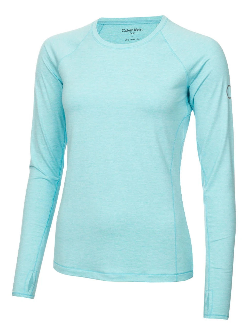 Calvin Klein W Relax Long Sleeved T-shirt - Opal Marl 3 Calvin Klein W Relax Long Sleeved T-shirt - Opal Marl