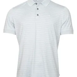 Calvin Klein Bolsa Stripe Polo - Arctic Ice Marl