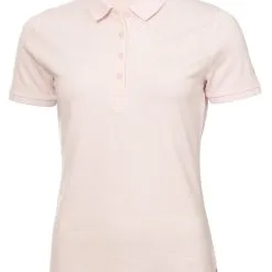Calvin Klein W Performance Cotton Pique Polo - Ice Pink