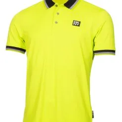 DKNY Golf Broadway Polo - Lime/Black