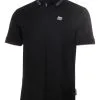 DKNY Golf Spike Polo - Black/Silver