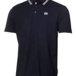 DKNY Golf Spike Polo - Navy/White