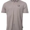 DKNY Golf Spike Polo - Silver/Black