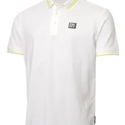 DKNY Golf Spike Polo - White/Lime