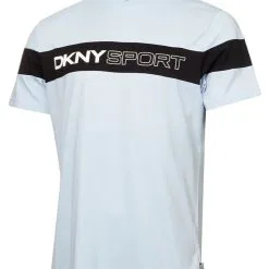 DKNY Sport Colour Block T-Shirt - Pale Blue