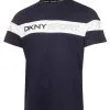 DKNY Sport Colour Block T-Shirt - Navy -Deals Clearance Store shirt dk220dks008220men20navy 1 79405.1667501245