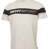 DKNY Sport Colour Block T-Shirt - Silver Marl