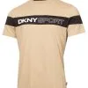 DKNY Sport Colour Block T-Shirt - Stone