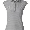 Daily Sports W Carmela Cap Sleeve Polo - Black