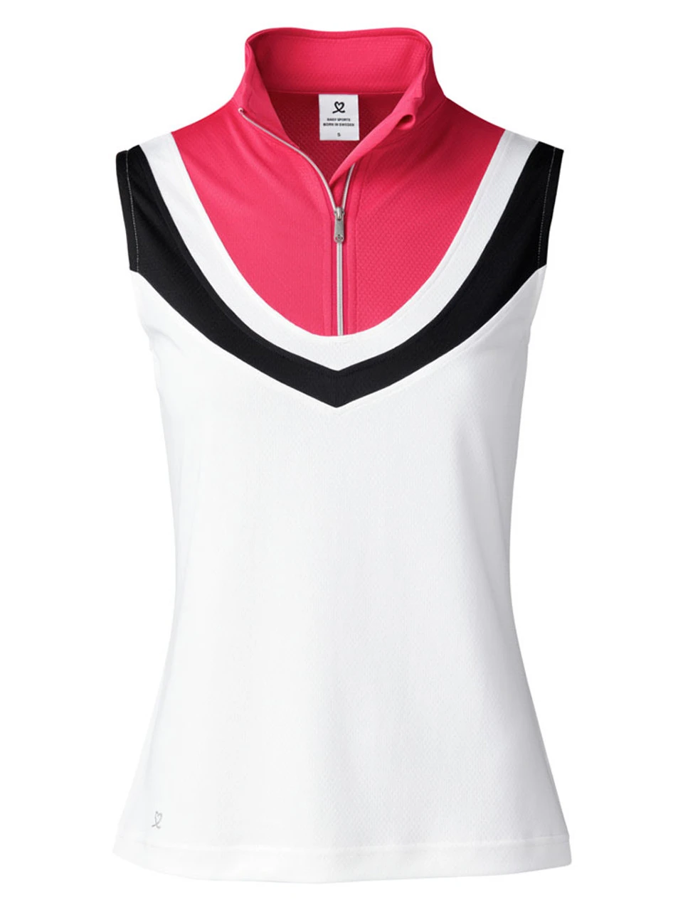 Daily Sports W Tisha Sleeveless Polo - White 3 Daily Sports W Tisha Sleeveless Polo - White